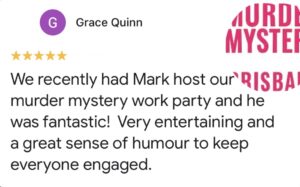 We offer a five star level of service for all team building events, including our murder mysteries.