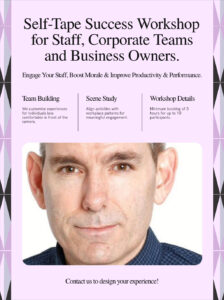 Self-Tape Success for Corporate Teams and Business Owners.